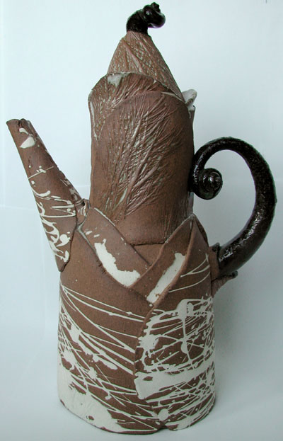 coffee-pot, red clay