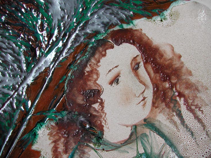 'Portrait with Autumnal Grass', detail