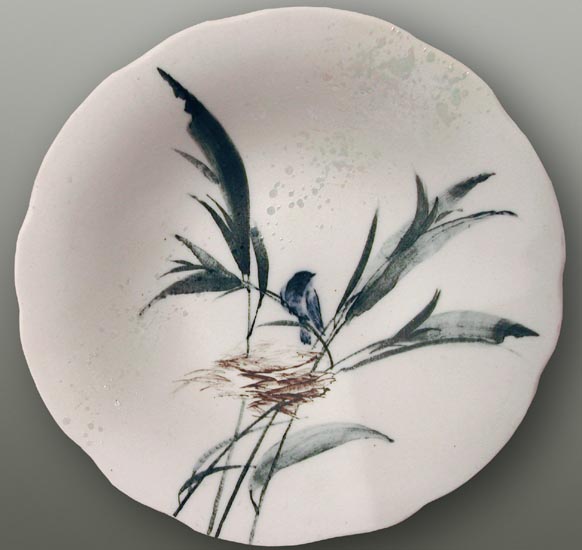 'Nest', plate, porcelain