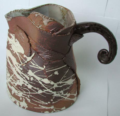 Milk Jug, red clay