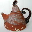 Teapot, red clay