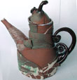 Teapot, red clay