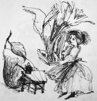 'Garden Fairies', scetch